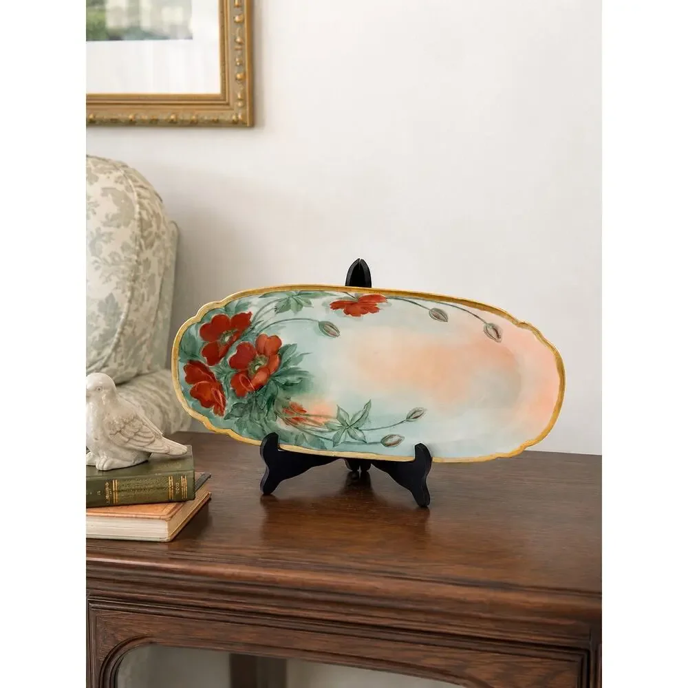 1920's French Limoges Porcelain Tray